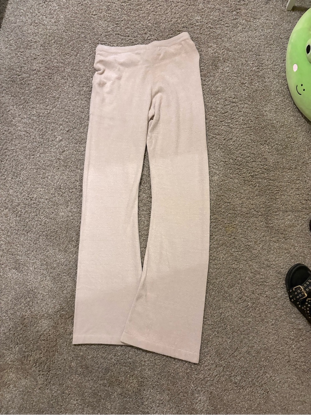Barefoot Dreams Women’s Cream Knit Lounge Jogger Pants